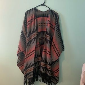 Boho poncho